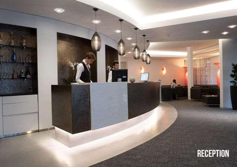 Grand Hotel Les Endroits La Chaux De Fonds Beltér fotó